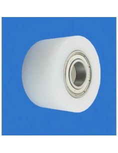 Plastikinis 55mm diametro ratukas, ašis 17mm